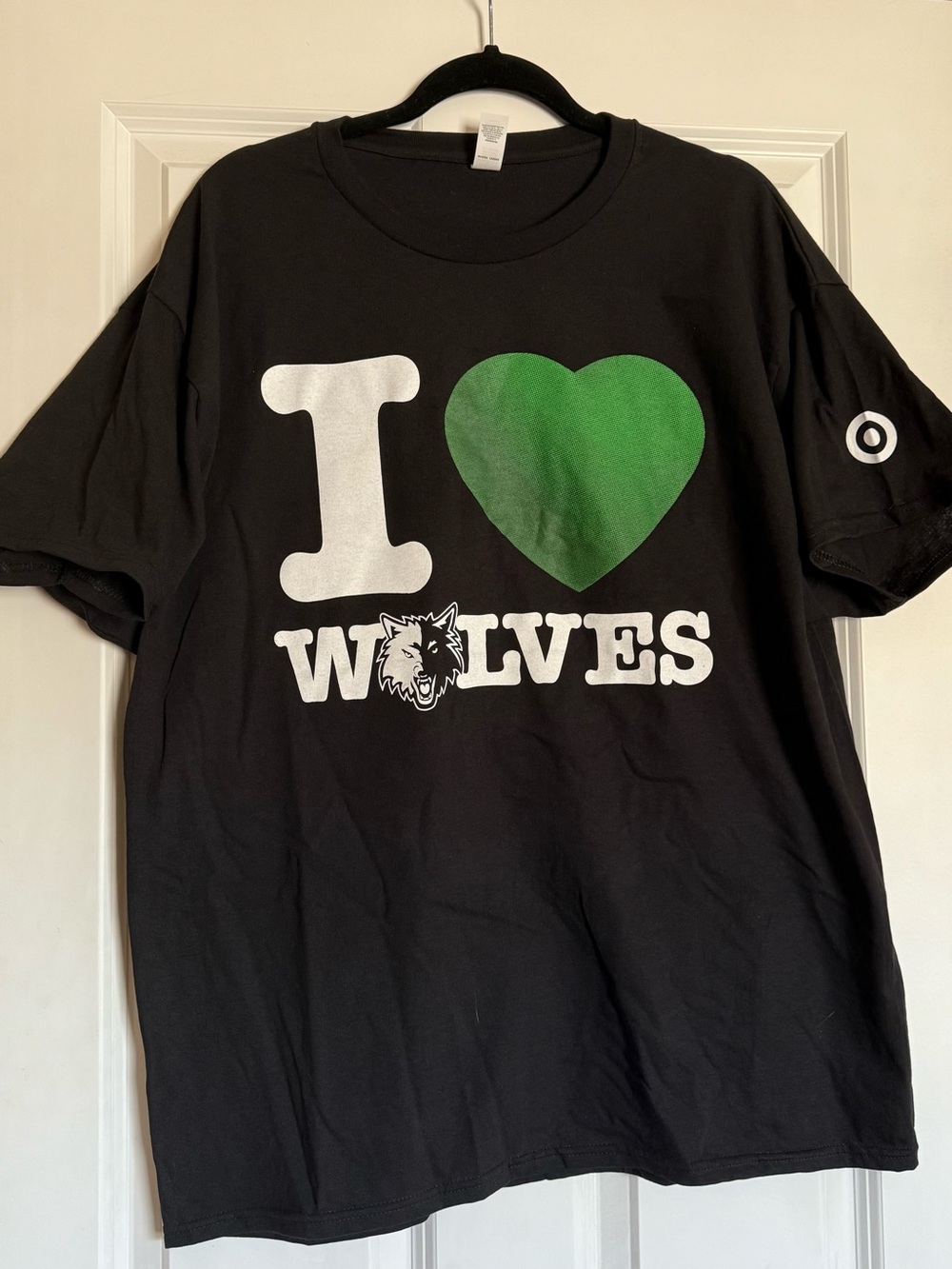 MINNESOTA TIMBERWOLVES 2026 PLAYOFF T SHIRT “I 💚 WOLVES” ANTHONY EDWARDS SZ XL